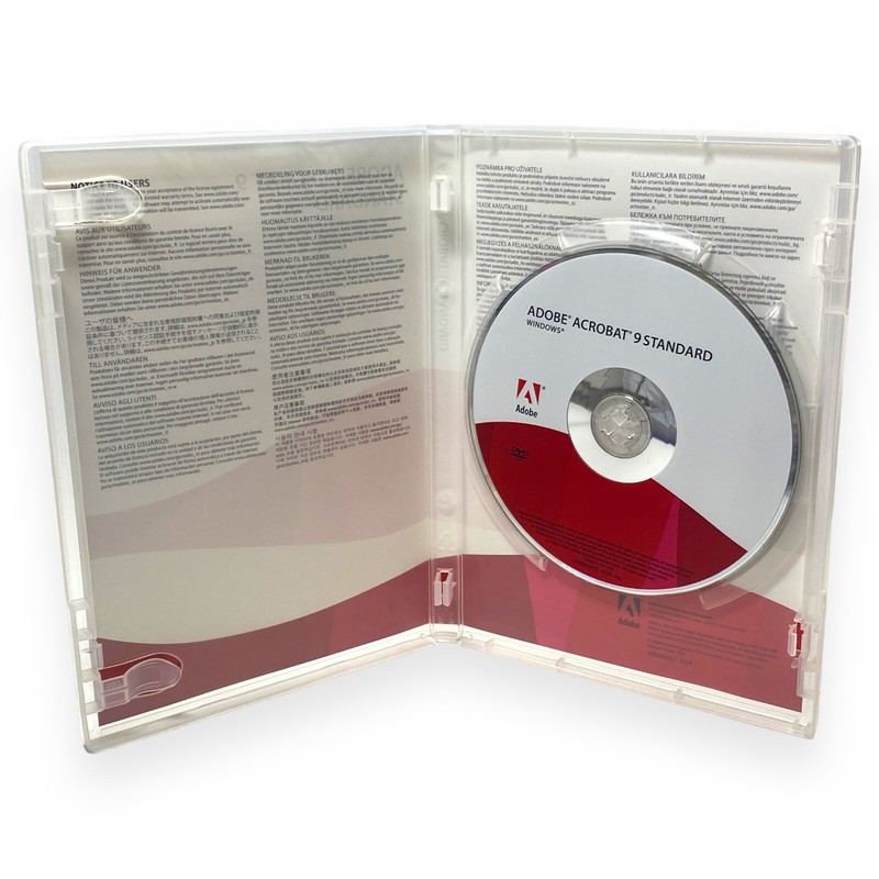 Adobe – Acrobat 9 – For Windows – 2008 – 90086652 – 4/08