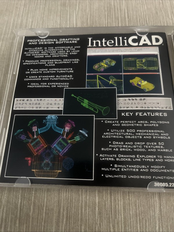 IntelliCAD CD-ROM, PC, 2000, 2D/3D CAD design, ver. 30005.101.US, Head Games gallery