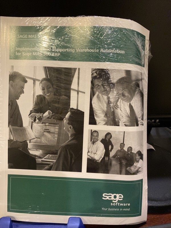 SEALED BRAND NEW UNUSED SAGE MAS500 Warehouse Automation Software CD + Docs