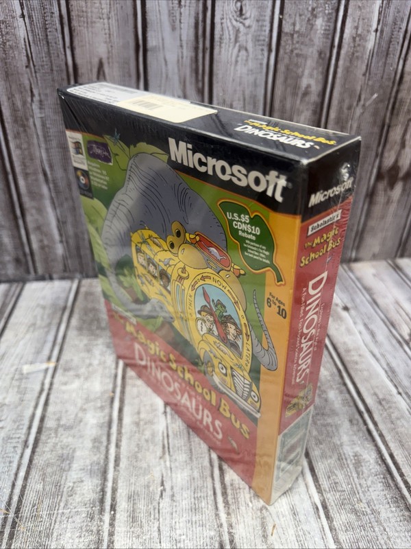 New! MICROSOFT Scholastic's The Magic School Bus Explores Age of Dinosaurs gallery