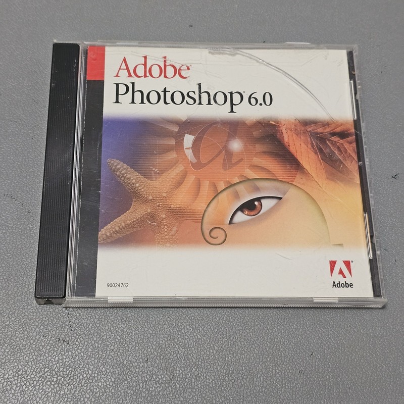 Adobe Photoshop 6.0 Software UPGRADE for Macintosh – Software ONLY no KEY