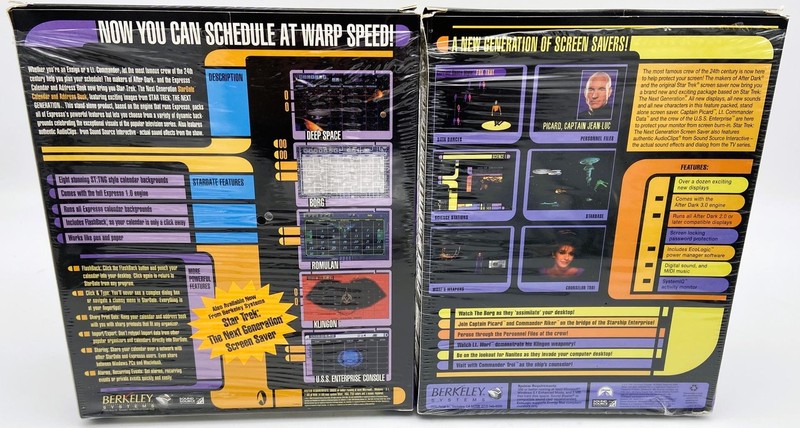 Star Trek: The Next Generation PC Software, Address Book, Calendar, Screen Saver gallery