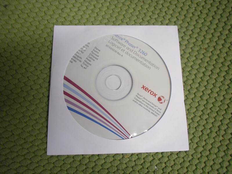 New ! Genuine Xerox Phaser 3260 Printer CD Software Drivers Utilities