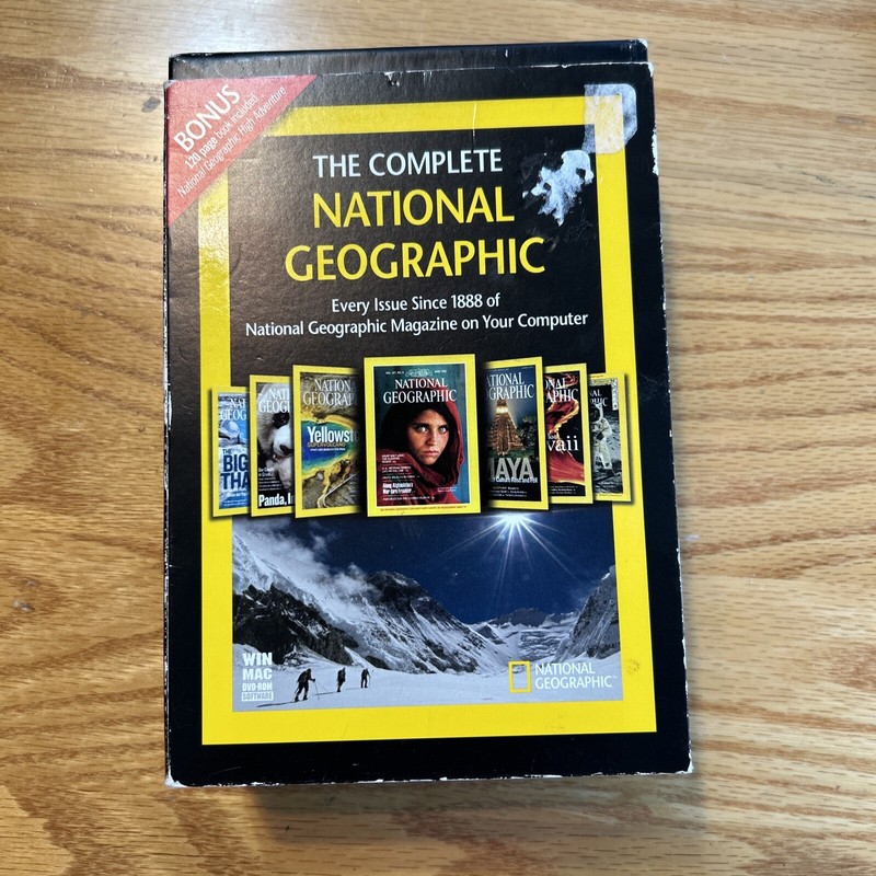 The Complete National Geographic Every Issue Since 1888-2008 DVD-ROM Set & Bonus