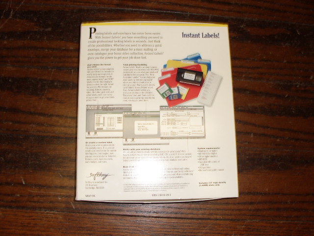 1994 Instant Labels for Windows by Softkey gallery