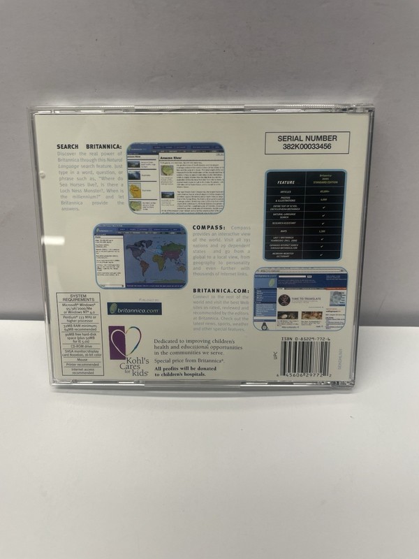 Brittanica 2001 PC Software gallery