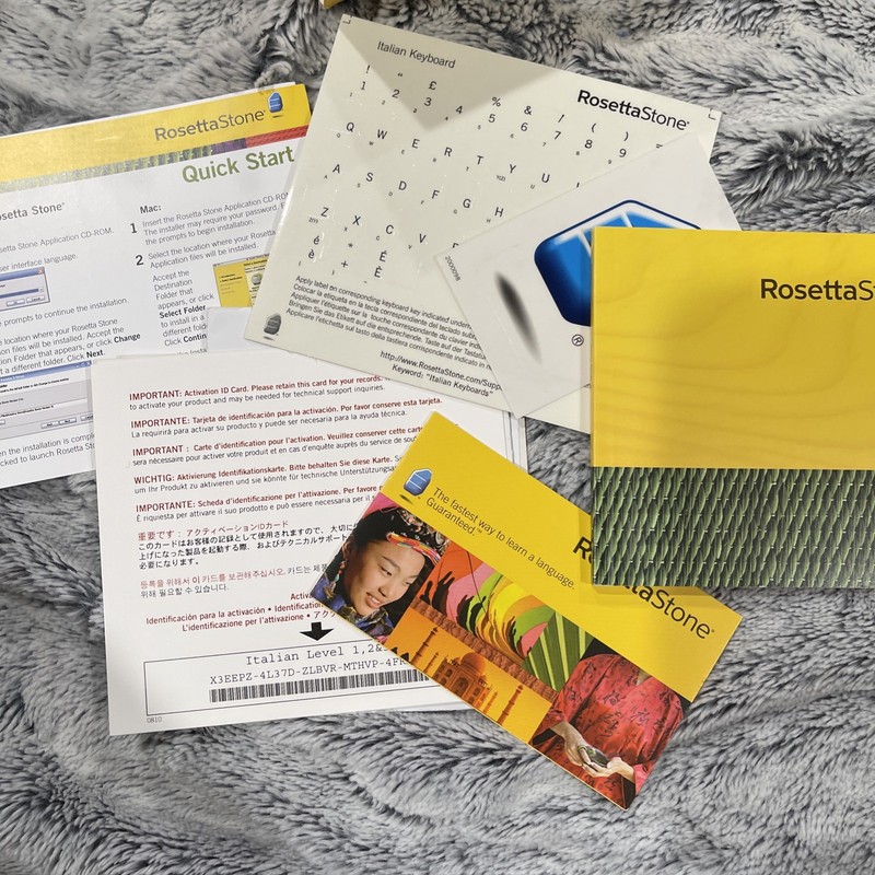 Rosetta Stone V3: Italian Level 1-3 with Audio Comp- 1 & 3 Complete 16 Disc gallery
