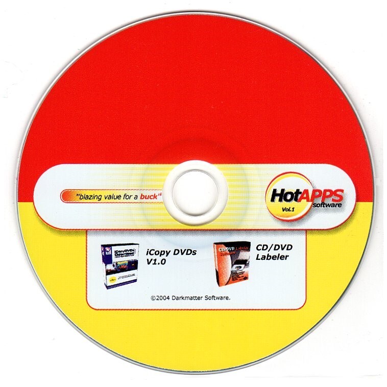 iCopy DVDs v1.0 & CD/DVD Labeler CD for Windows – NEW CD in SLEEVE