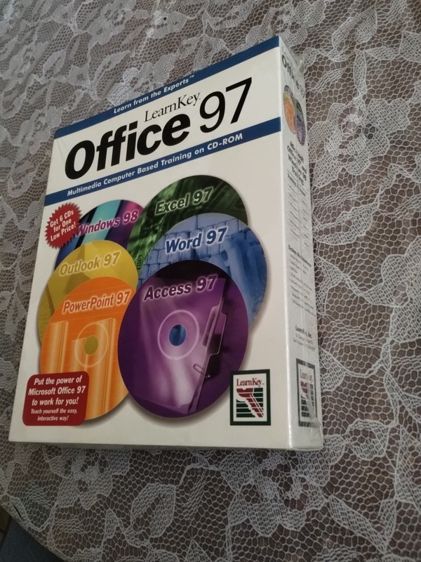 Learn Key Microsoft Office 97 PC Trainin Software CDR Set Window 98 Sealed gallery