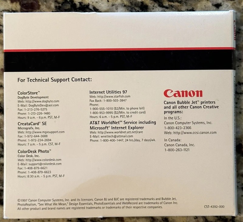 Canon Creative 3 for Windows 95 gallery