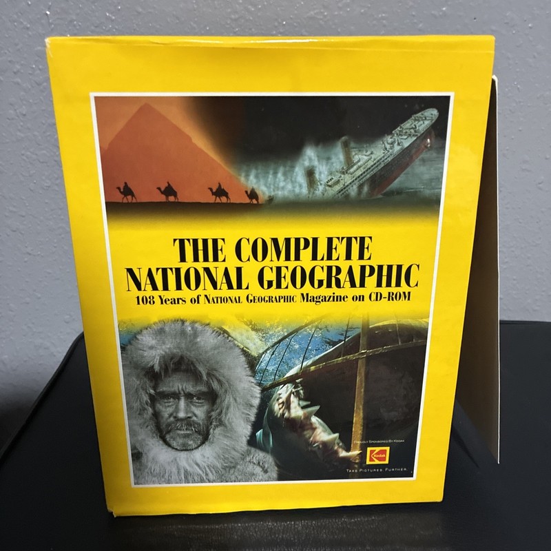 National Geographic Complete CD-ROM 1888-1990 * PC Computer Excellent Condition gallery