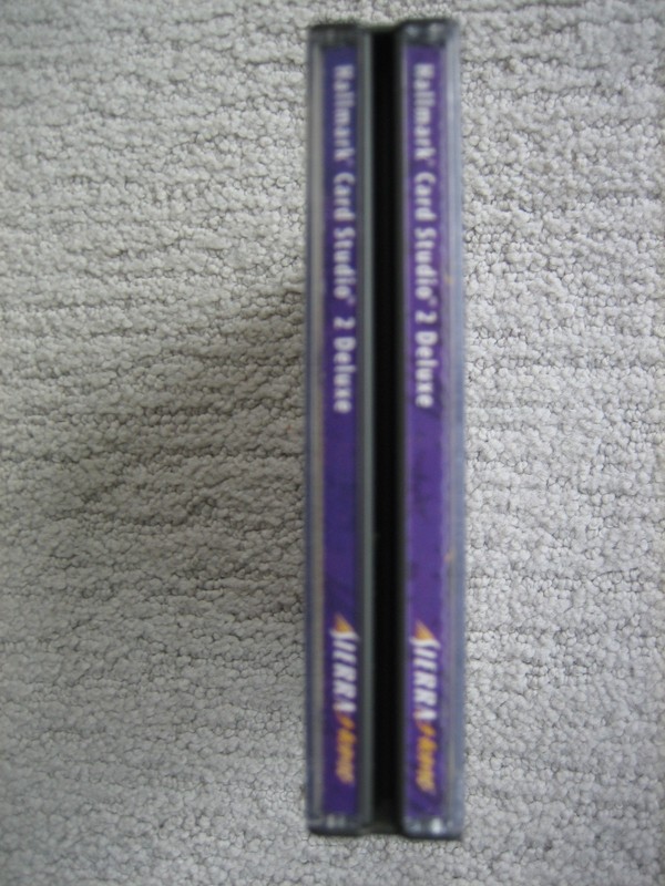 ​Hallmark Card Studio 2 Deluxe 4 CD Set Sierra Home 2000 Edition gallery