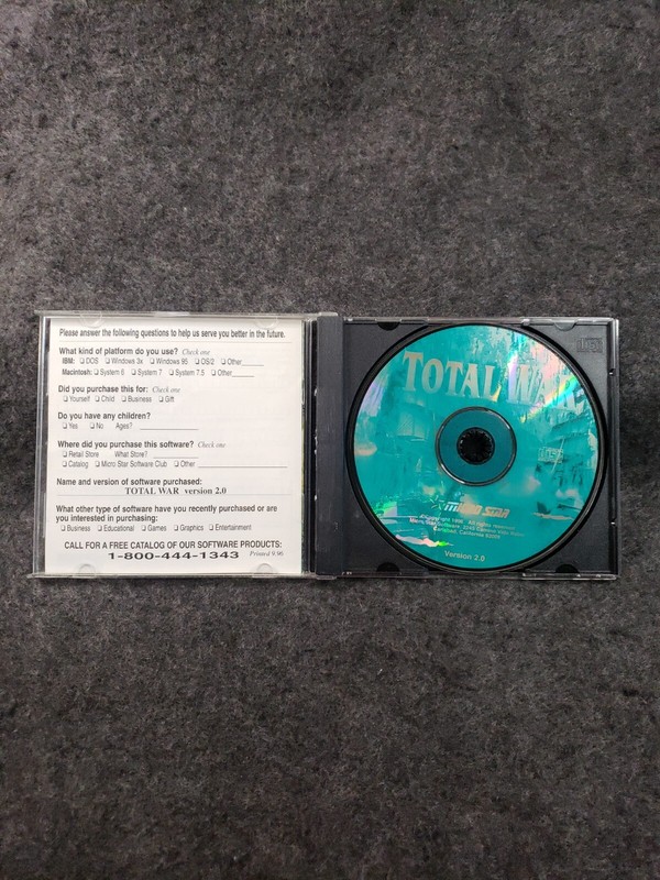 TOTAL WAR OVER 1000 NEW LEVELS FOR WARCRAFT 2 - PC Game 1996.............. (SB4) gallery