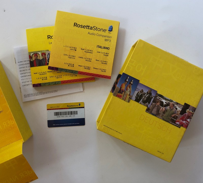 Rosetta Stone Italiano Italian Version 4. Disc Levels 1-4 Missing Level 5 Disc gallery