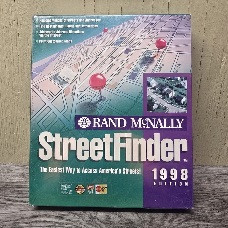 Rand Mcnally StreetFinder 1998