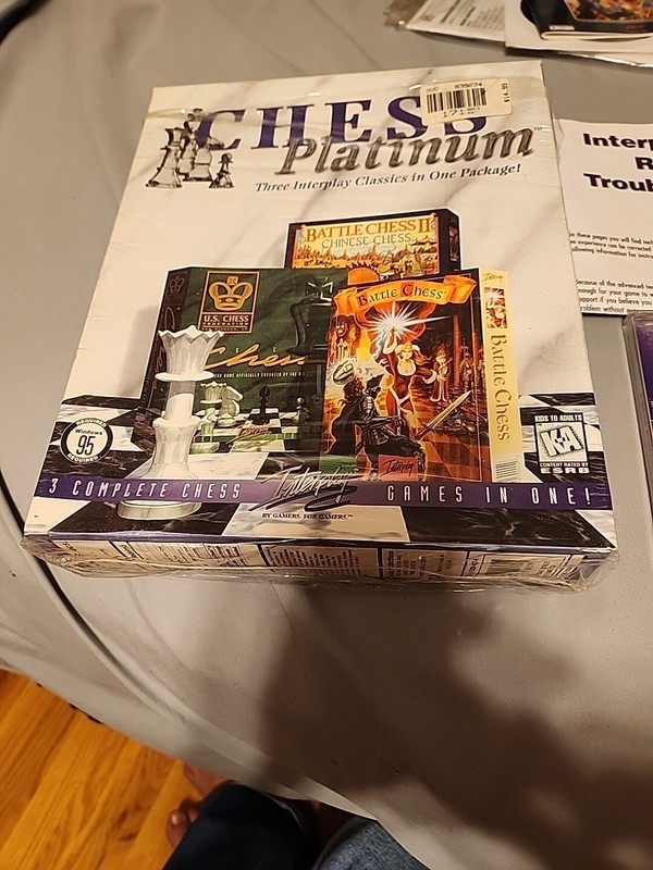 Chess Platinum 3 in 1 – Battle Chess I & II; USCF PC Game CD ROM