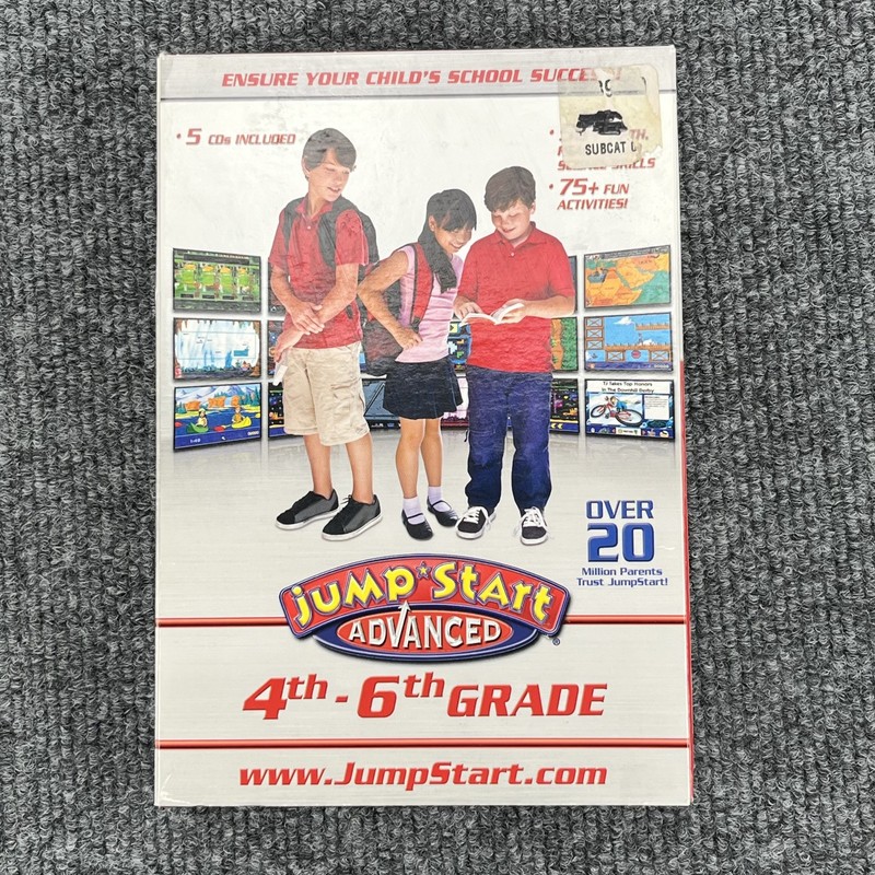 JumpStart Advanced 4th-6th Grade PC CD-ROM 5 Disc Learning Software Windows XP V gallery