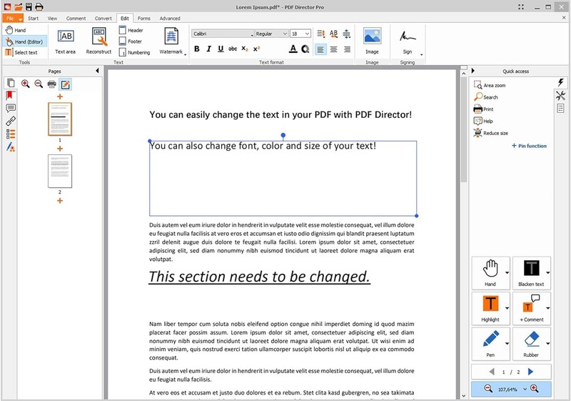PDF Director 2 Plus - Edit, Create, Scan and Convert PDFs - with Win 11, 10, ... gallery