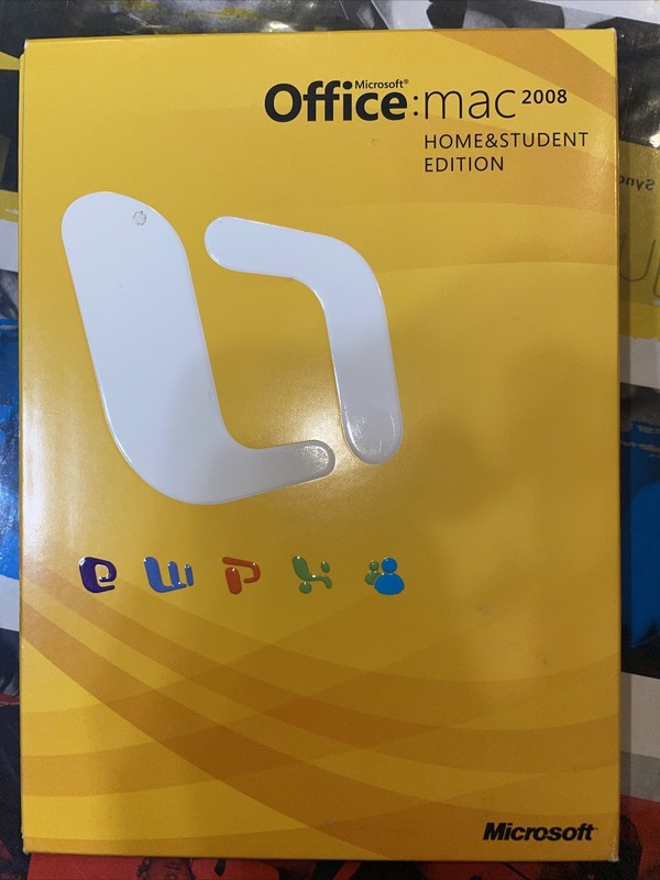 Microsoft Office 2008 Home & Student Edition for Mac w/ 3 Product Keys
