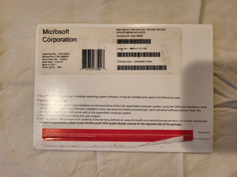 Microsoft Windows 8.1 Pro x64 English 1PK DSP OEI DVD gallery