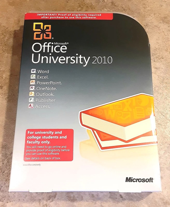 MICROSOFT® OFFICE UNIVERSITY 2010 • COMPLETE w/ PIN & CODE (DVD-2010)