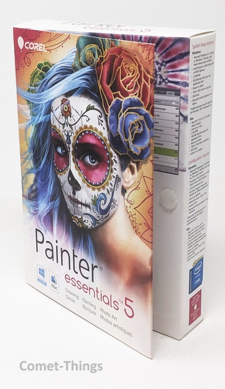 Corel Painter Essentials 5 – Windows 7/8.1 MAC 10.9/10.10 DVD NEW !