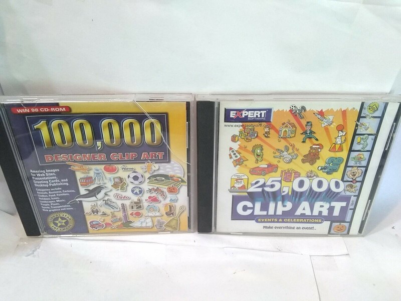 100,00 CLIP ART & 25,000 Events Celebrations Windows PC Computer Creative