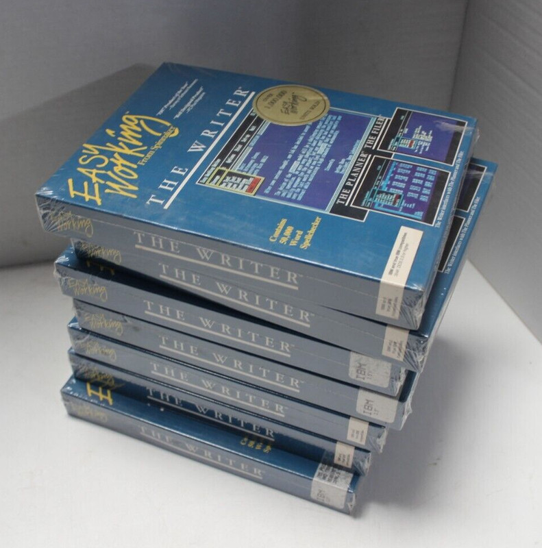 Lot of 8: 1987 Easy Working - Spinnaker The Writer for DOS Filer Planner gallery