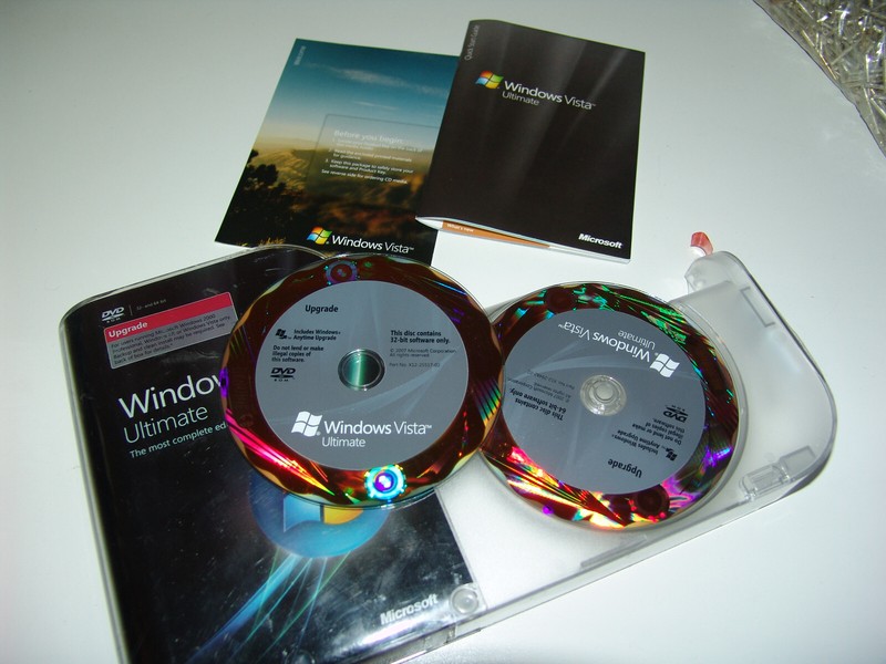 Microsoft Windows Vista Ultimate Upgrade 32 & 64 Bit Genuine Retail 2-Discs gallery