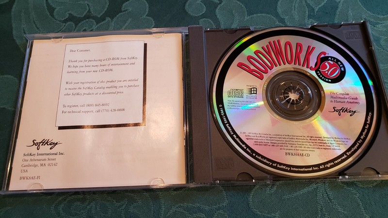 Body Works 5.0 CD (Guide to Human Anatomy by Softkey) Windows 3.1 / 95 gallery