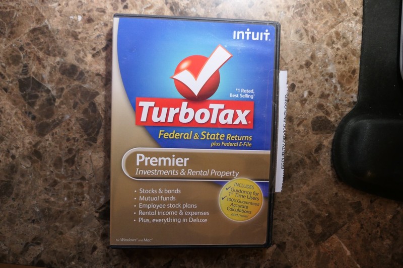 Intuit Turbo Tax 2011 Premier Investment Rental Property Federal State Returns