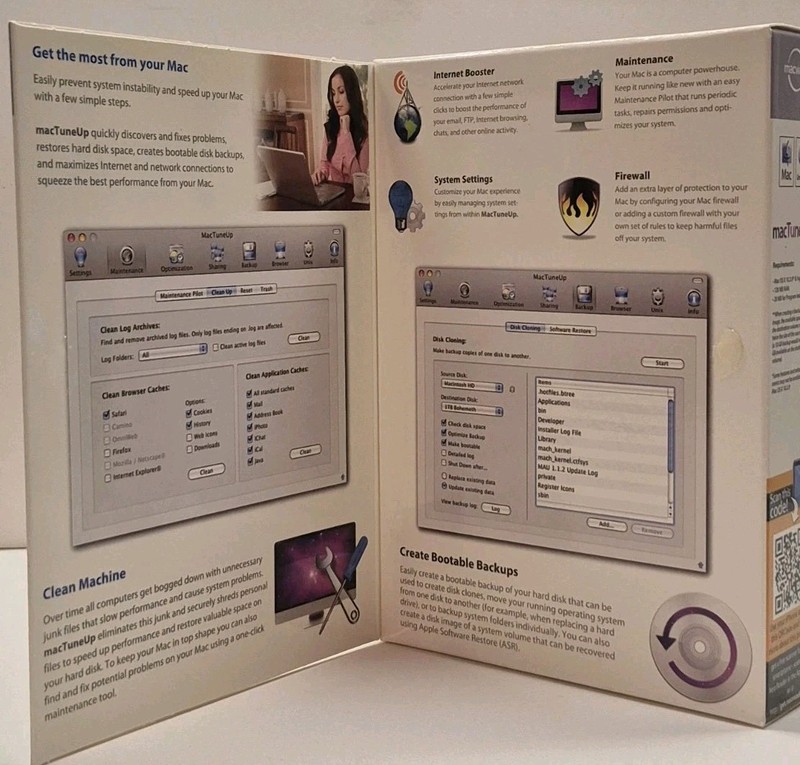Macware MacTuneUp 3.6.1 For Mac OS X 10.3.9 - 10.6 LNOB gallery