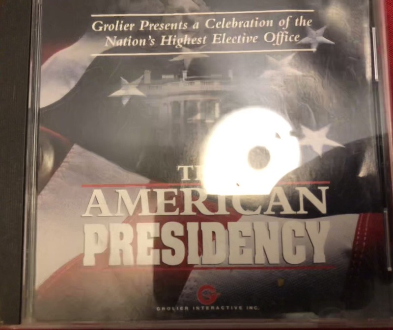 (UNTESTED!) Vintage “The American Presidency” CD-ROM | Grolier Interactive