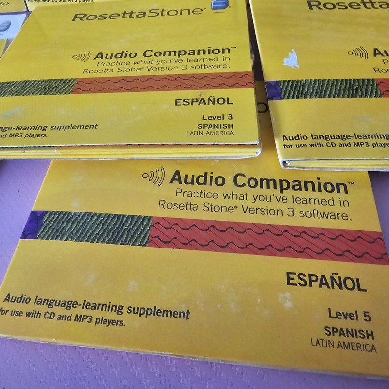 Rosetta Stone Spanish/Espanol (Latin America) Levels 1-5 See Pics Used Software gallery