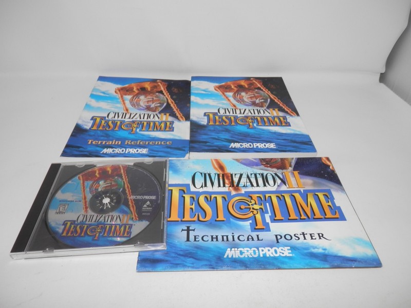 Civilization II PC Game Lot • Micro Prose Test of Time Gold Ed Windows Vintage gallery