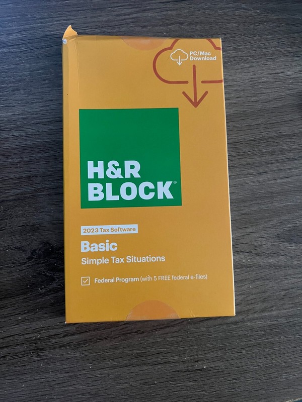 H&R Block 2022 Tax Software – Basic Tax Situations PC/MAC ***NEW**