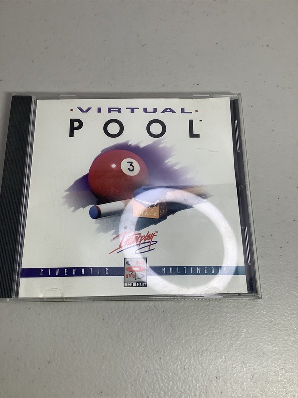 Virtual Pool PC CD-ROM INTERPLAY 1995