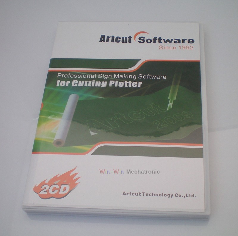 ARTCUT 2009 Pro Software for Sign Vinyl plotter Cutting 9 Languages