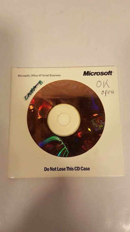 Microsoft Office XP SBE Small Business Dell Installation CD Model X08-73057