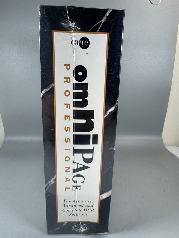 OmniPage Professional 5.0 OCR Software for Windows – New Sealed 1994 Vintage gallery