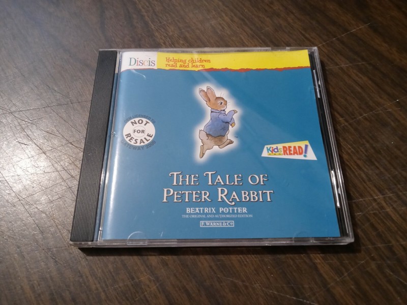 The Tale of Peter Rabbit – Kids Can Read (1995, CD-ROM, Discis Book)