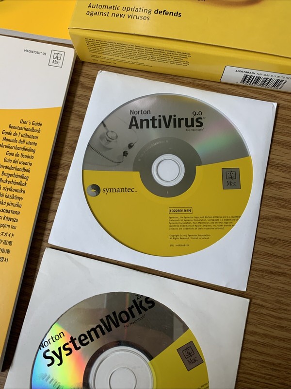 Norton Antivirus by Symantec 9.0 Macintosh OS Mac 30 Days Warranty gallery