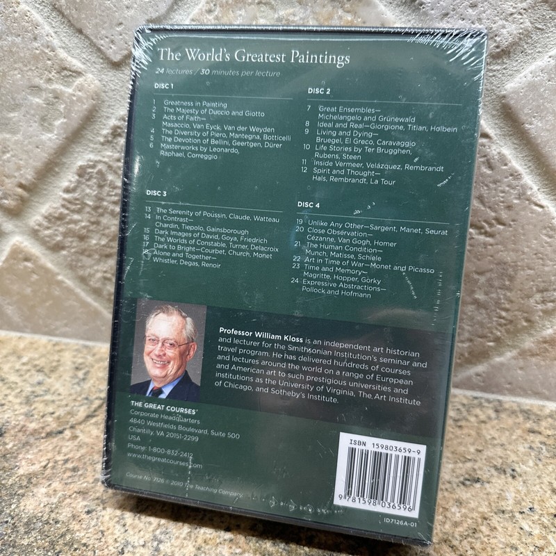 Great Courses Teaching Company NEW DVDs 24 Lectures World's Greatest Paintings gallery