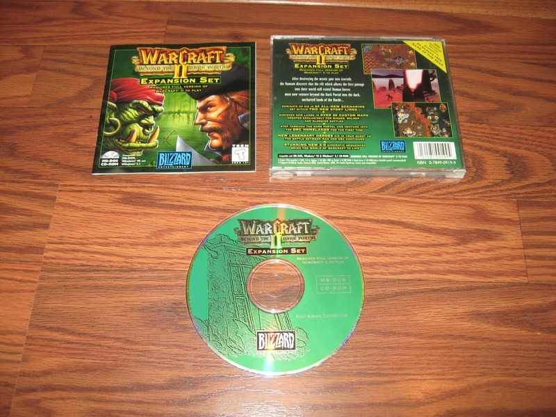 Warcraft II Beyond the Dark Portal Expansion Set PC CD-ROM Game