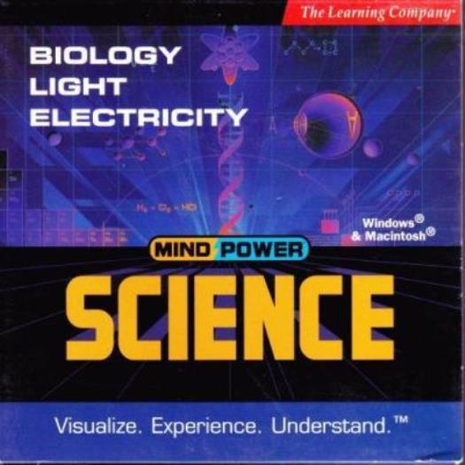 Mind Power Science: Biology, Light & Electricity PC CD learn school experiments