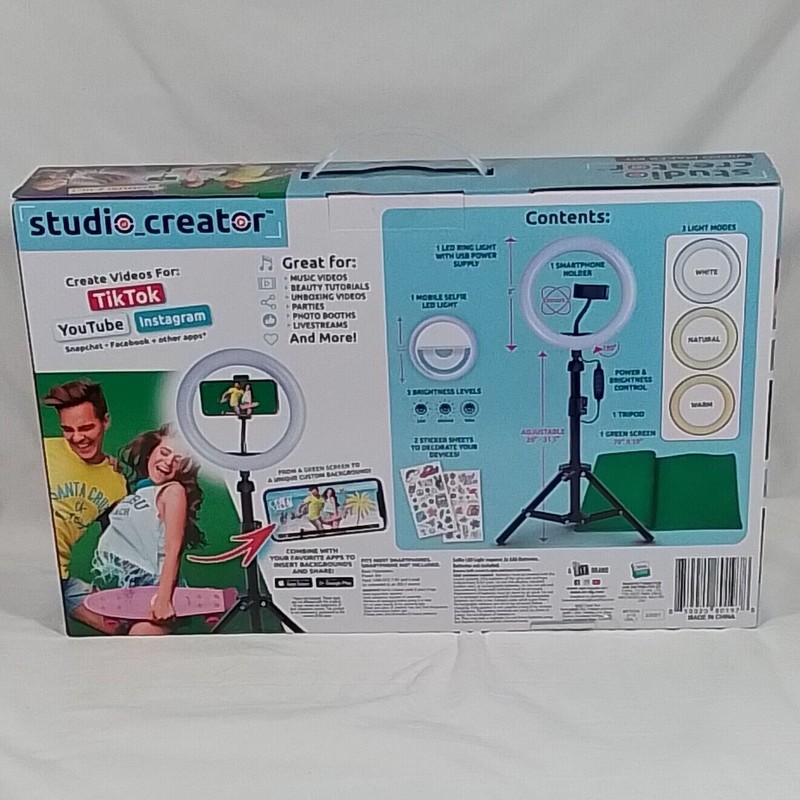 Studio Creator 2-in-1 Bonus Set Video Maker & Selfie Light Kit--FREE SHIPPING!!! gallery