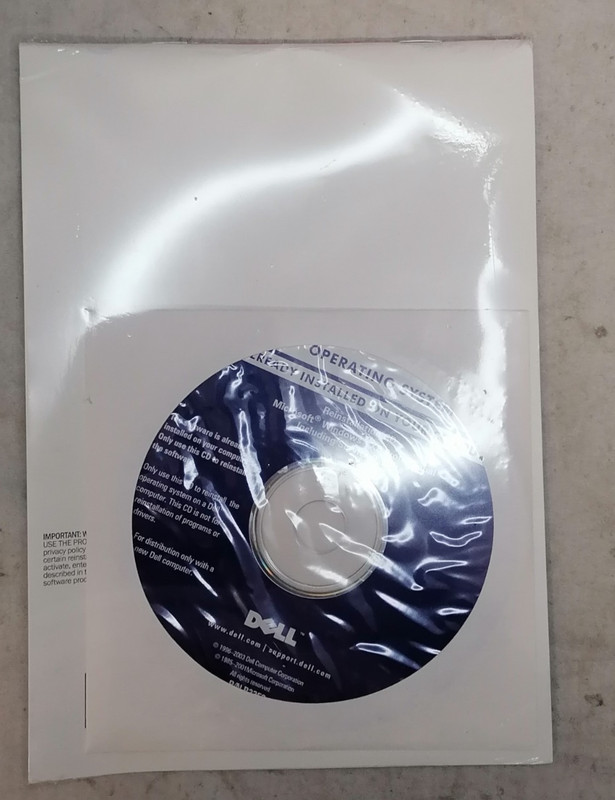 NEW Dell Reinstallation CD for Microsoft Windows XP Pro with SP 1a DP/N:0R2527 gallery