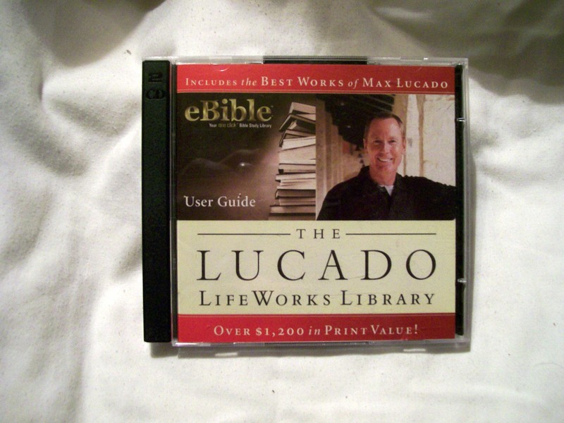eBIBLE tHE LUCADO LIFEWORKS LIBRARY USER GUIDE (2 CD SET)