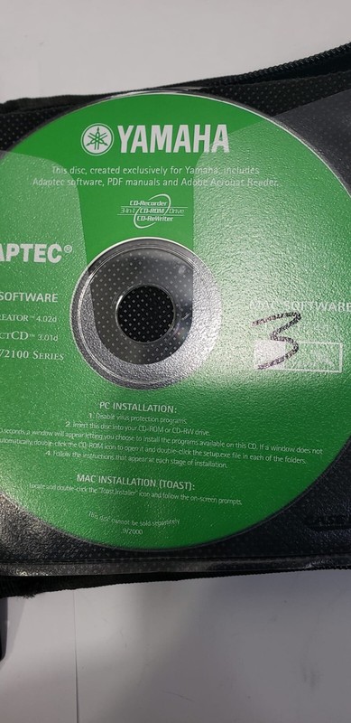 Yamaha Adaptec Mac Software PC Software Easy CD Creator gallery