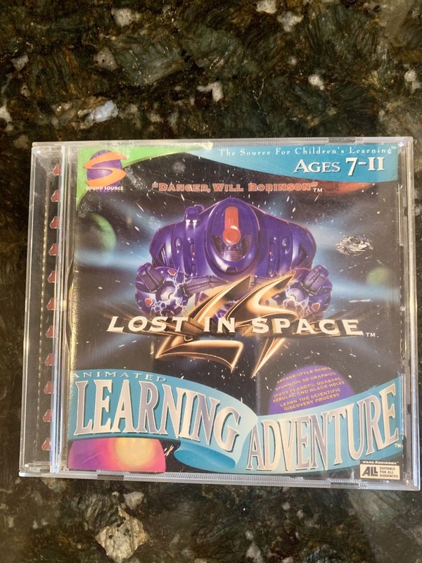 Lost In Space Animated Learning Adventure PC Windows 95 MAC Computer Game
